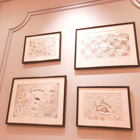 サンリオカフェの絵