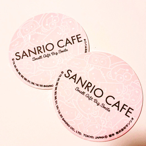 サンリオカフェ限定コースター