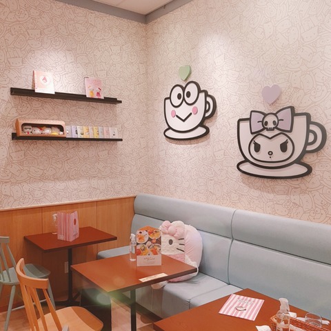 サンリオカフェの店内