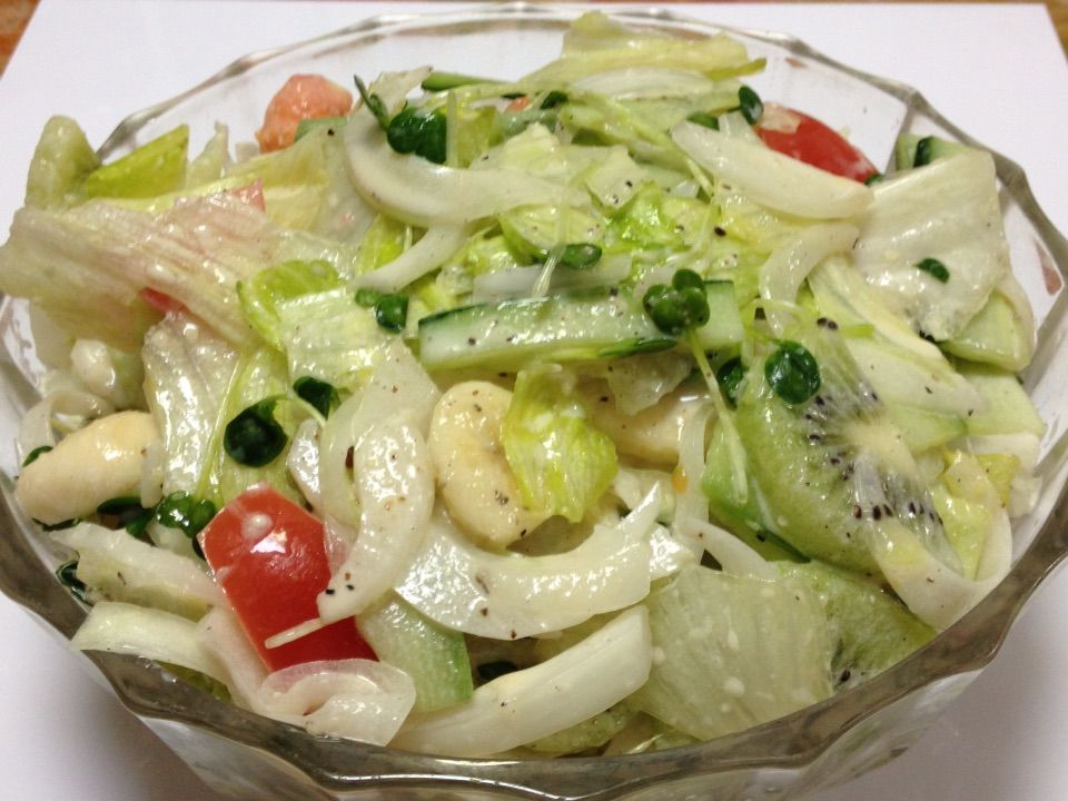 特保サラダで晩御飯 20160526 おやじだって料理ぐらいできるさブログ
