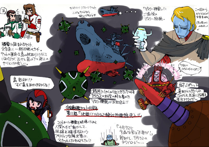 宇宙戦艦ヤマト放送開始40周年記念企画】イラストコラム 8回目 : 1974