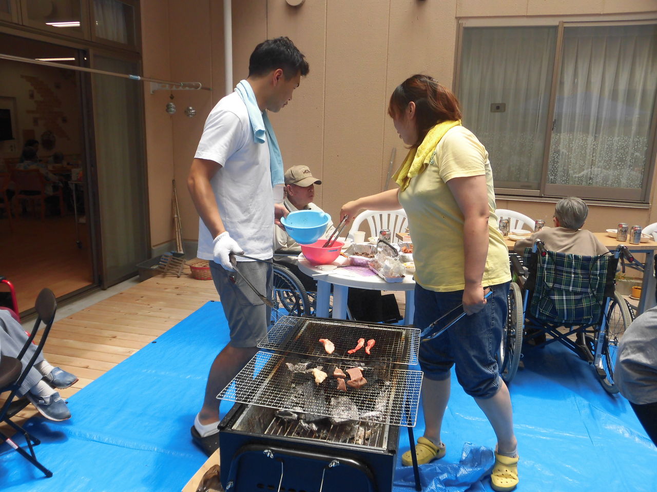 夏の定番 ｂｂｑ 藤花ちゃんブログ 社会福祉法人藤花会