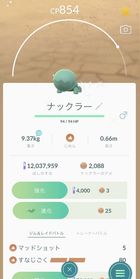 ポケモンGO、色違いが勿体無くて捨てられない部