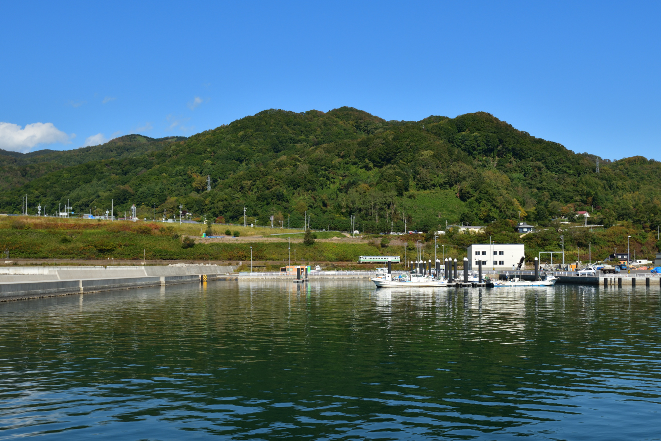 虻田漁港大磯分区 洞爺湖へようこそ