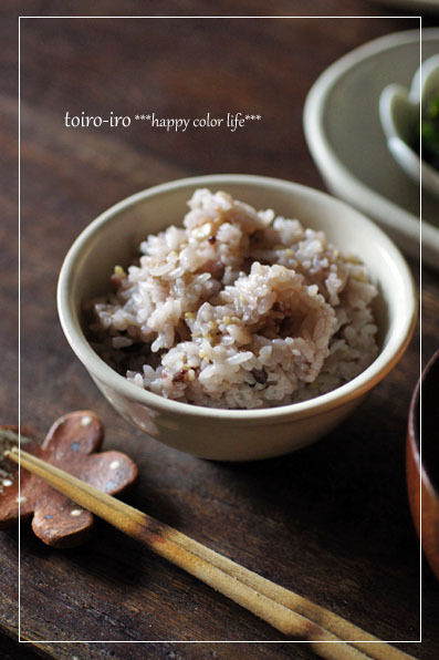 トイロイロ ***happy color life***-豚肉の梅ダレ焼き定食
