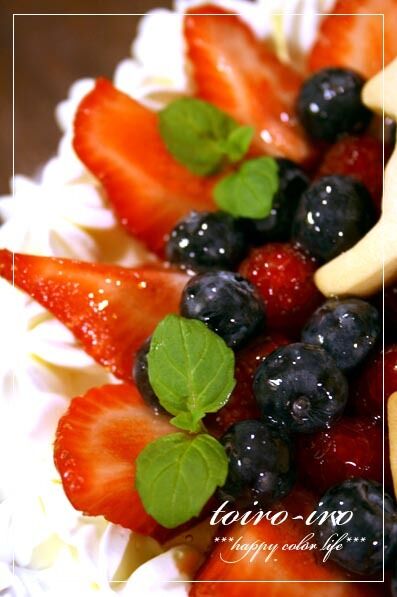 トイロイロ ***happy color life***-バースデーケーキ