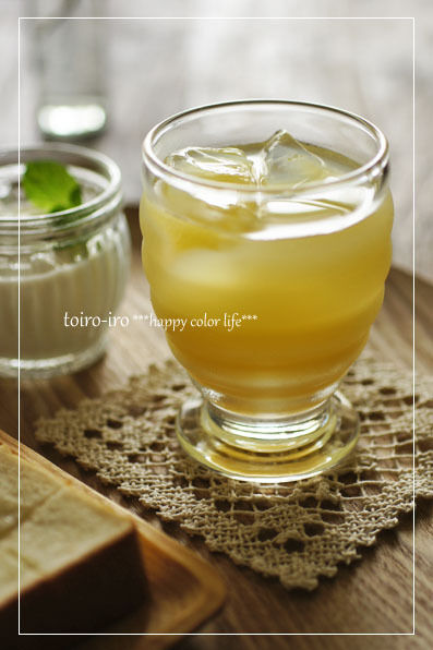 トイロイロ ***happy color life***-はちみつトーストの朝ごパン