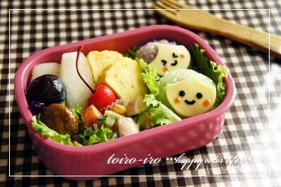トイロイロ ***happy color life***-まん丸おにぎりちゃんのお弁当