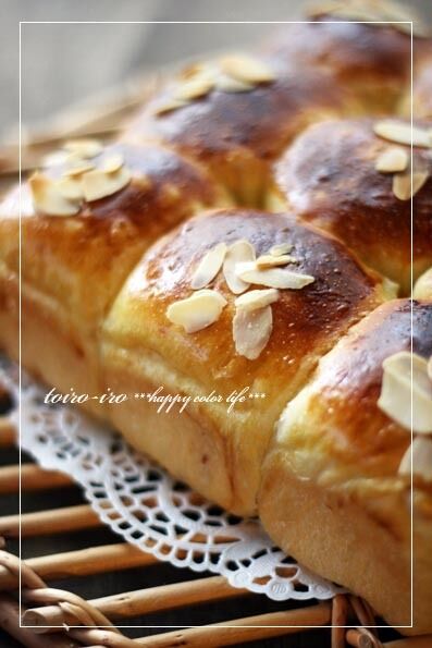 トイロイロ ***happy color life***-オレンジちぎりパン