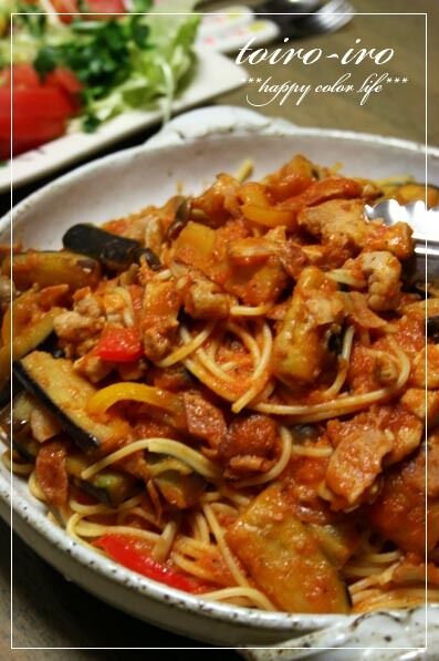 トイロイロ ***happy color life***-トマトパスタ