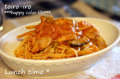 トイロイロ ***happy color life***-今日のランチ