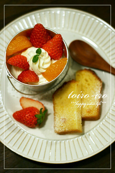 トイロイロ ***happy color life***-sweets plate