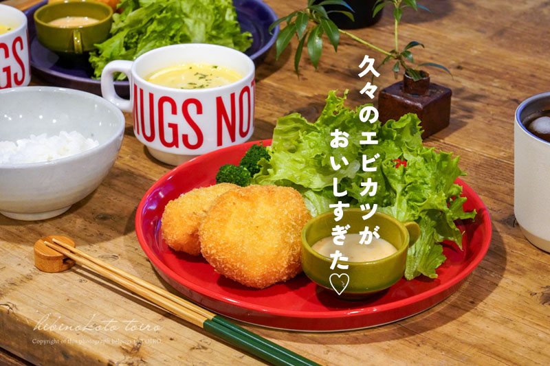 久々のエビカツがおいしすぎた♡と、今日のおべんとう : トイロ公式 