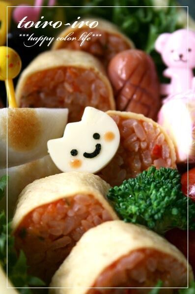 トイロイロ ***happy color life***-オムライスロールのお弁当