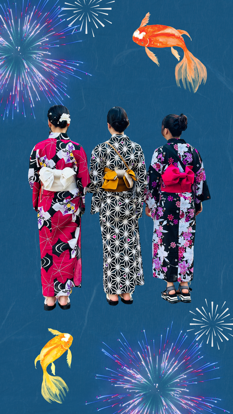 夏祭り  和風　金魚　 インスタグラムのストーリー　壁紙.png