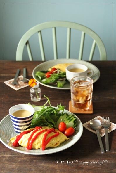 トイロイロ ***happy color life***-オムライス