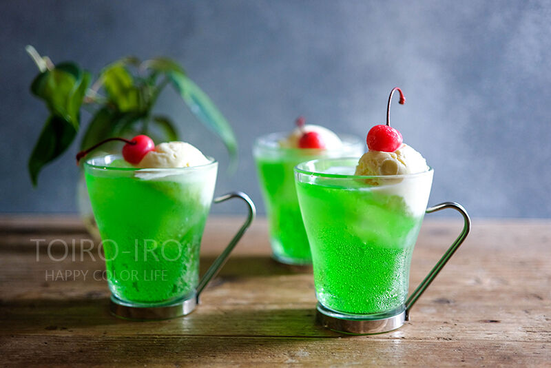 【希少】　クリームソーダ　丸ブリキプレート　丸看板　ティミー 希少 クリームソーダ 丸ブリキプレート 丸看板 ティミー 希少