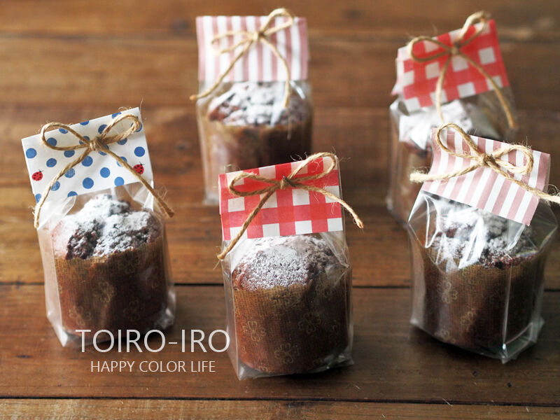 チョコマフィンのラッピングとアレンジ☆ : トイロ公式ブログ【日々の
