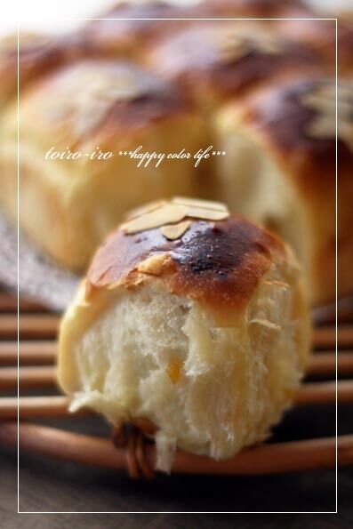 トイロイロ ***happy color life***-オレンジちぎりパン