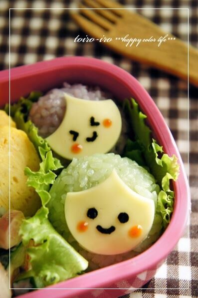 トイロイロ ***happy color life***-まん丸おにぎりちゃんのお弁当