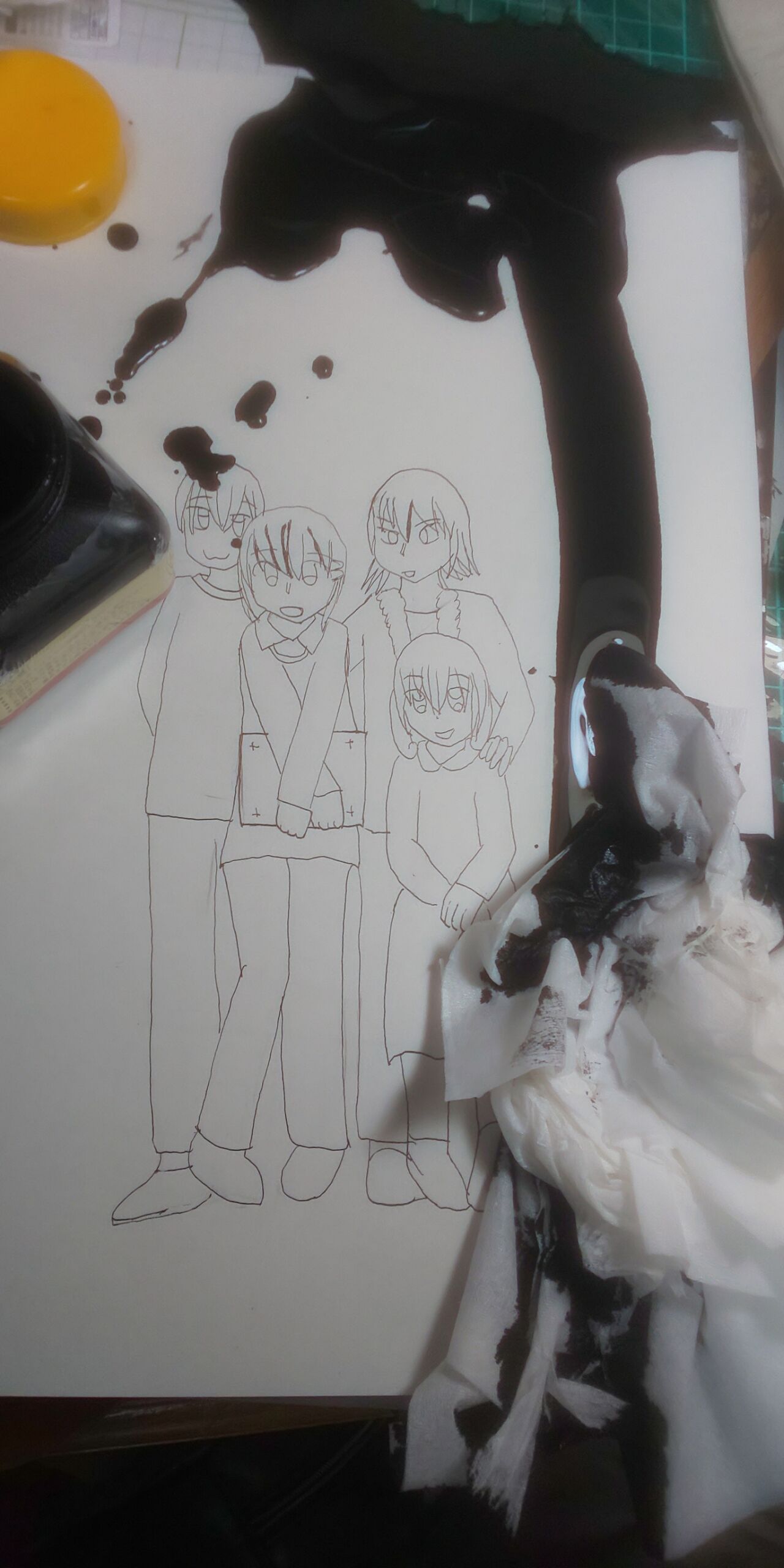 1時間かけて描いたイラスト 絵おもい日記