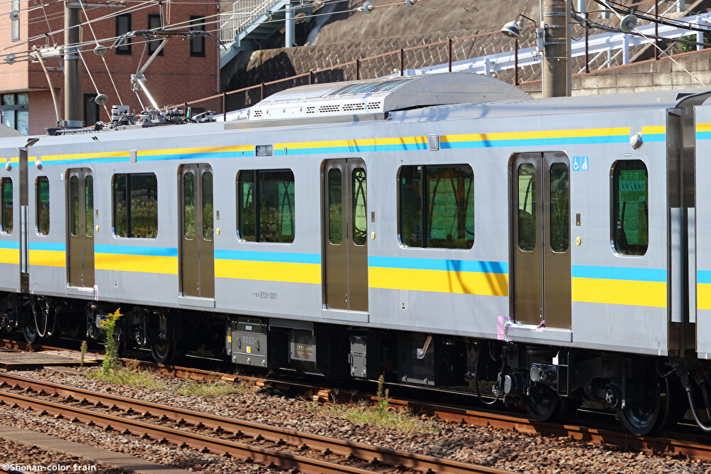 初走行！E131系1000番台T1編成が東海道貨物線で試運転実施 : 湘南色の部屋（Shonan-color train）