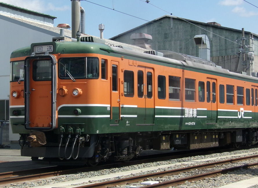 長野115系全廃へ 115系訓練車が廃車置場へ Shonan Color Train Blog