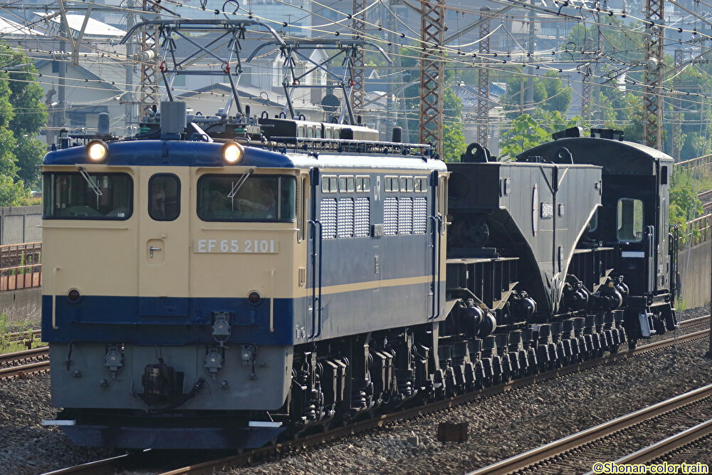【激レア鉄道写真】サンプル版フジカラーロングトレインプリント　特急富士EF65 Plarail] Revival Fuji Recreated [Tokyo Station 100th