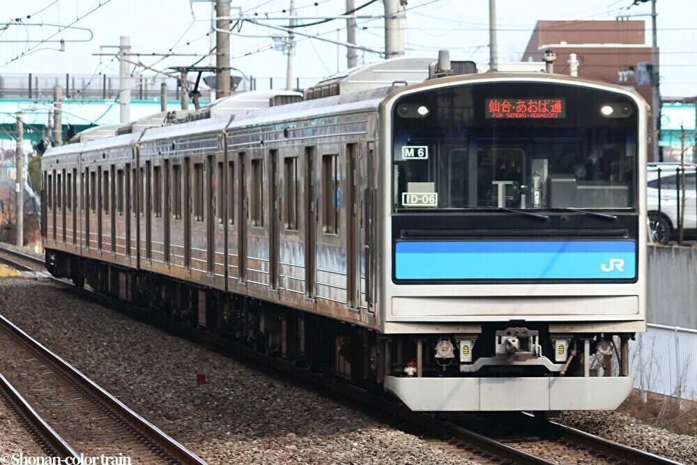 撮影】仙石線205系・東北本線701系・E721系などを撮る : 湘南色