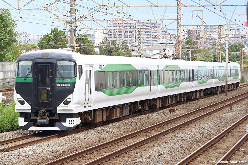 e257系5500番代 臨時特急“はちおうじ草津”，E257系5500番代で運転｜鉄道ニュース