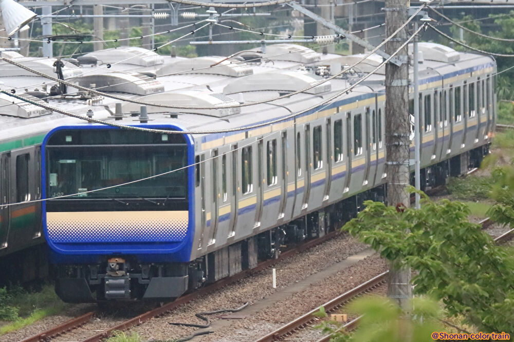 国府津車両センターに横須賀・総武快速線E235系クラJ-02編成が