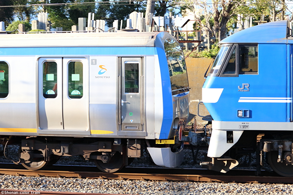 8両編成車も更新か】相鉄10000系10703×8(10703F)NN入場に伴う甲種輸送