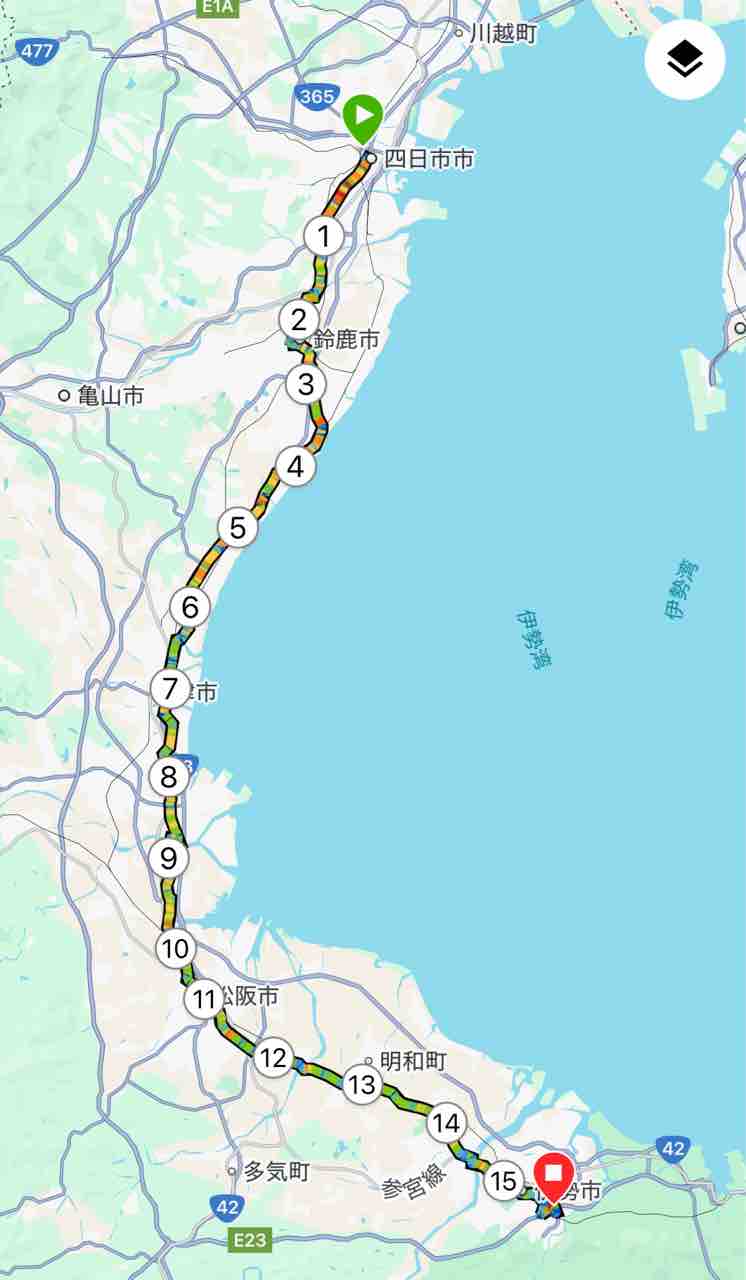 ロードバイクで伊勢街道の旅。「歴史とグルメ」 : 名古屋単身ライフ