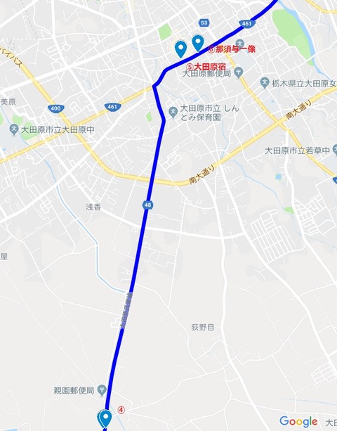 佐久山宿~大田原宿②