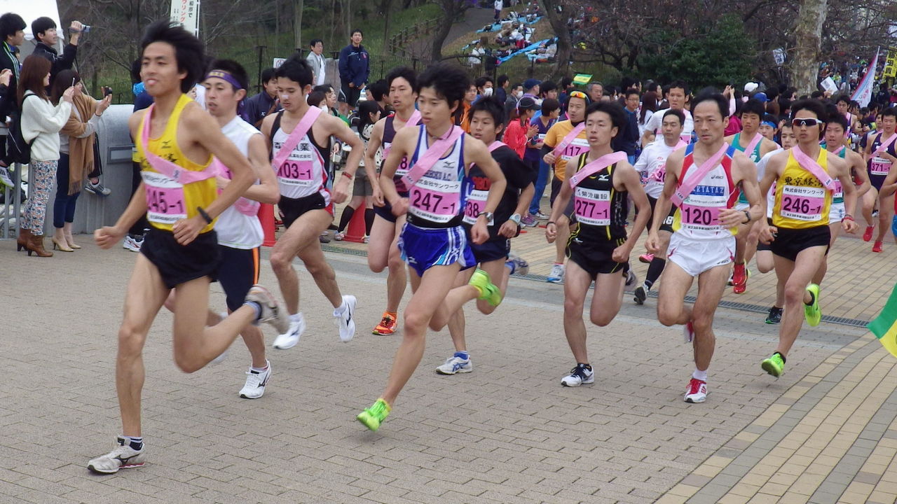 多摩湖駅伝フォト 東京経済大学体育会陸上競技部 コーチ日誌