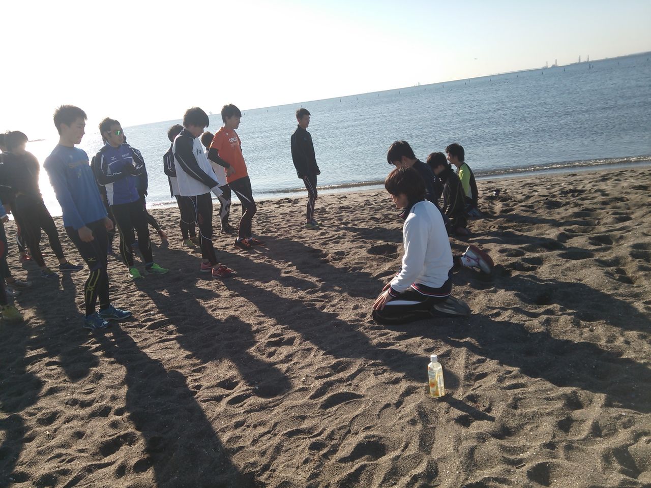 昨日のスプリントブロックは砂浜トレーニング 東京経済大学体育会陸上競技部 コーチ日誌