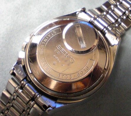 3703-8010 SEIKO ELECTRONIC EL-370 Weekdater : 時計オヤジの小部屋 3703-8010 SEIKO ELECTRONIC EL-370 Weekdater : 時計オヤジの小部屋