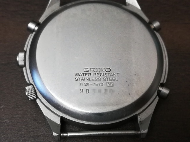 電池交換 SEIKO 7T32 : 時計オヤジの小部屋