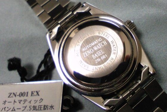 ZN-001 EX/B ZENO-WATCH Basel : 時計オヤジの小部屋 ZN-001 EX/B ZENO-WATCH Basel : 時計オヤジの小部屋