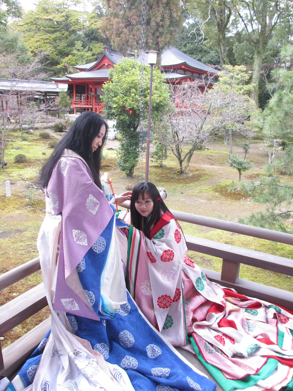 平安王朝雅体験「紫の縁」 : 独語力。