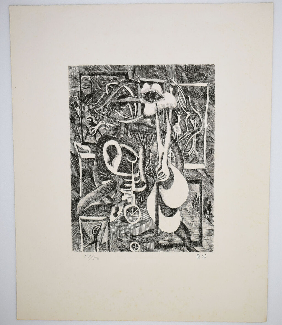 瑛九‗銅版画‗No.19 (1)
