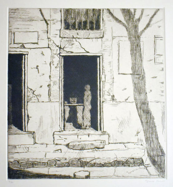 駒井哲郎　刻線の自画像　版画あり 駒井哲郎 刻線の自画像 版画あり 希少】刻線の自画像 駒井哲郎 駒井