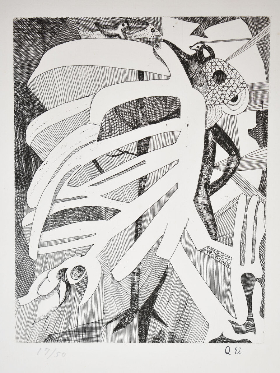 瑛九‗銅版画‗No.9 (1)