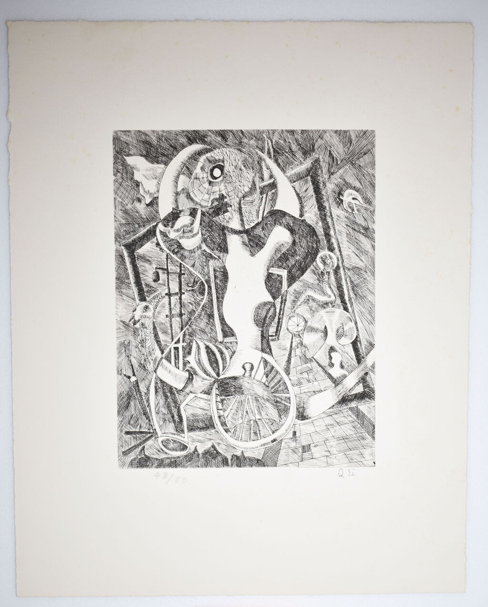 瑛九‗銅版画‗No.3 (2)