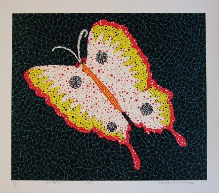 草間彌生80年代の秀作「BUTTERFLY 蝶」～お薦め作品 : ギャラリー とき