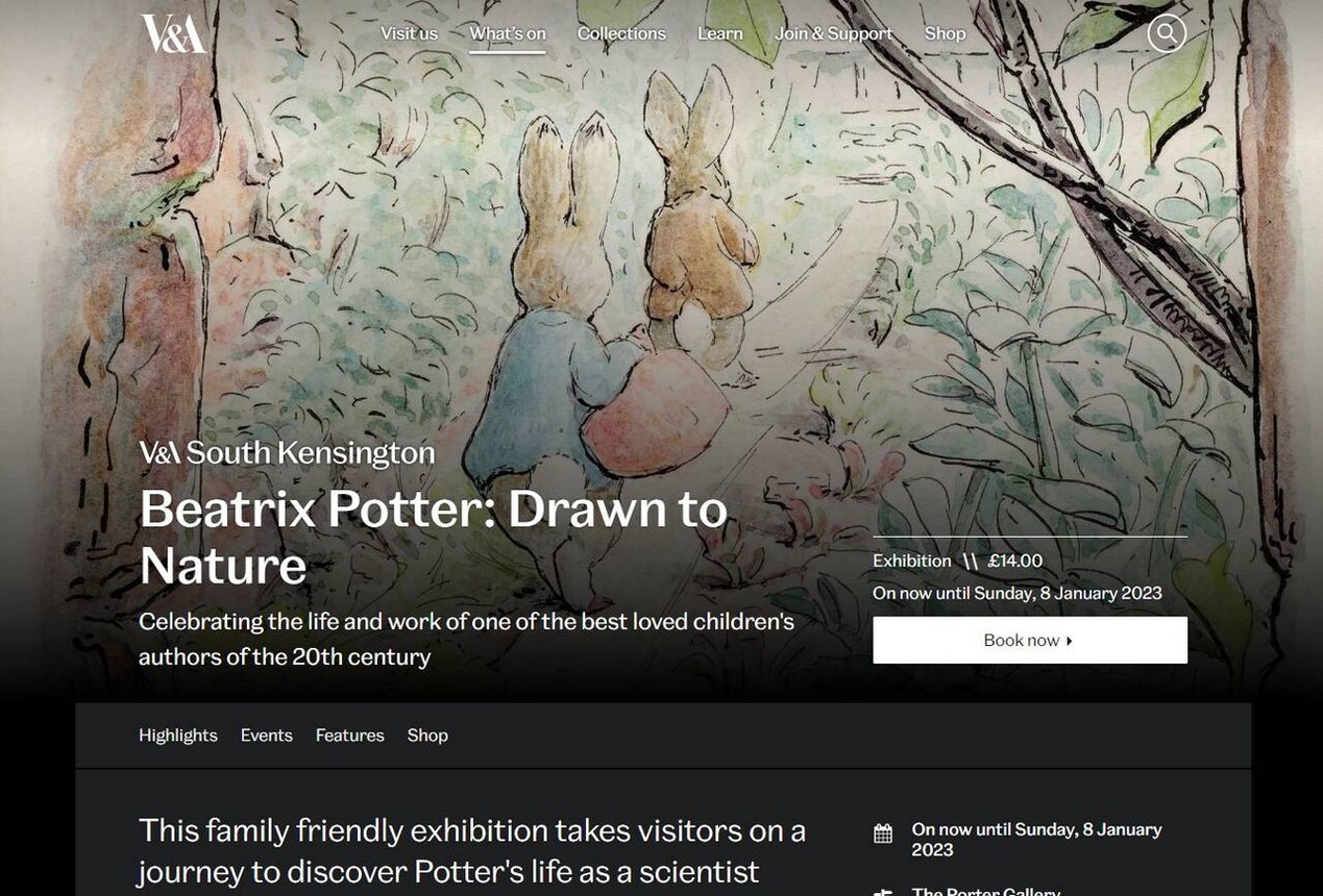 �����å�S�γ����ͥåȥ����ե��� No.104 ��Beatrix Potter: Drawn to Nature��