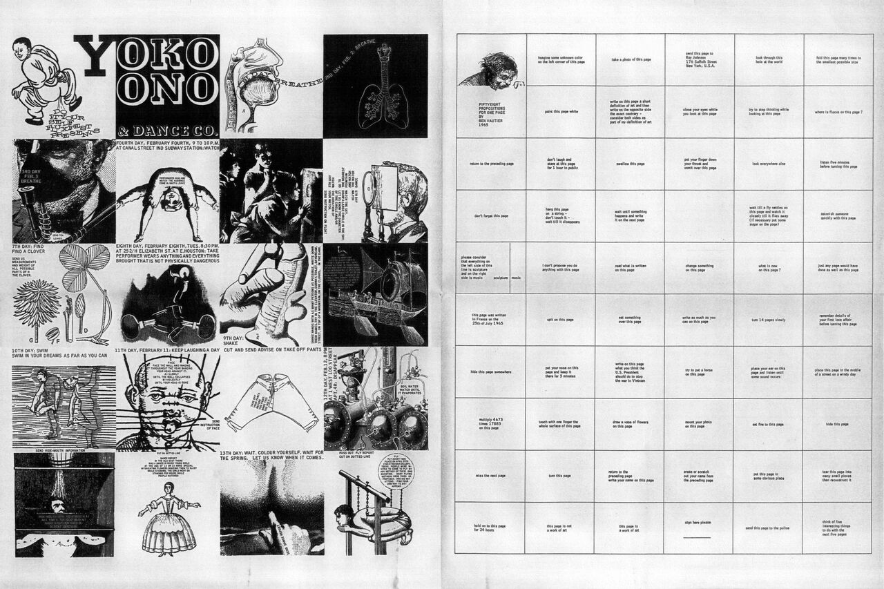 フルクサス新聞7号～11号（全11号）のご紹介 : ギャラリー ときの忘れもの