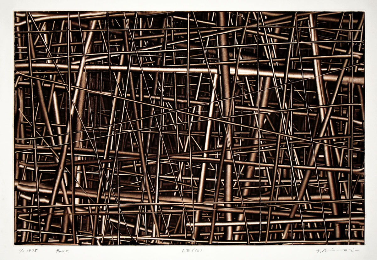 一原有徳 銅版画 10/20 59.5㎝x39.5cm（一原有徳 59.5㎝x39.5cm