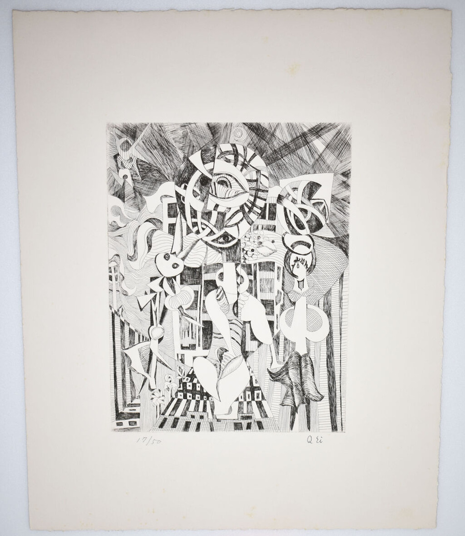 瑛九‗銅版画‗No.6 (2)