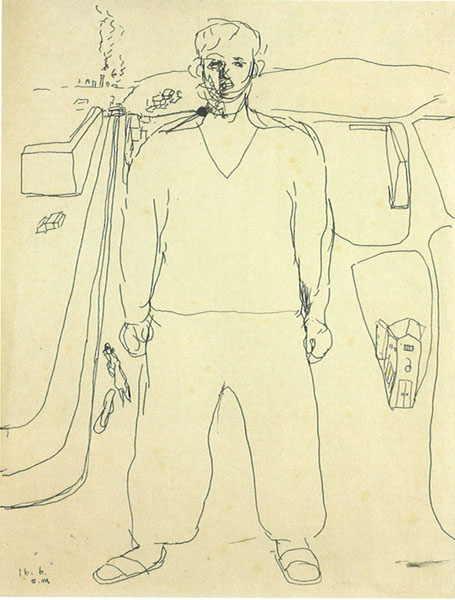 ファッションデザイナー 4号油絵 松本俊介 少年像 模写 ...